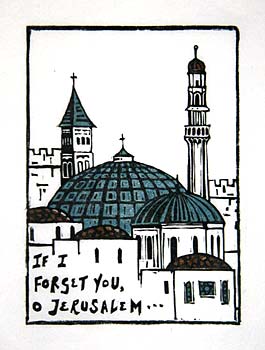 If I forget you, O Jerusalem