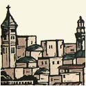 Jerusalem -- View of the Old City in Sunlight