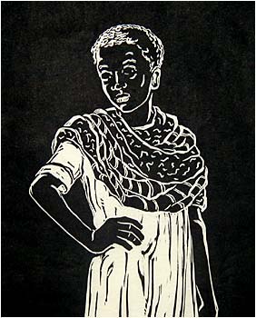Young Girl, Angola (detail)