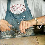 the armature is a slightly distorted version of a human skeleton