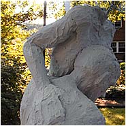 Father's arms and hands roughed out