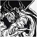 Station V - The Cross is laid on Simon of Cyrene