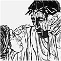 Station VI - A woman wipes the face of Jesus