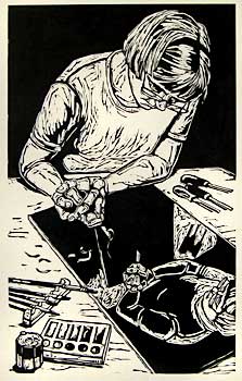Self-Portrait at Work