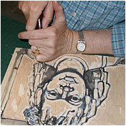 using the u-shaped gouge